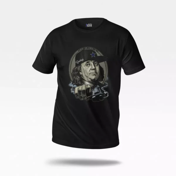 تیشرت بن فرانکلین طرح کپ (Benjamin Franklin)