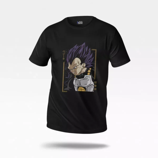 تیشرت انیمه دراگون بال طرح وجیتا (Vegeta)