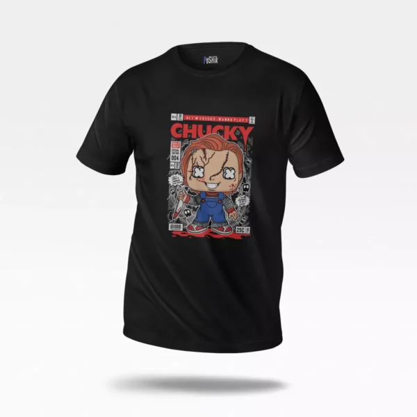 تیشرت چاکی طرح عروسک قاتل (Chucky)