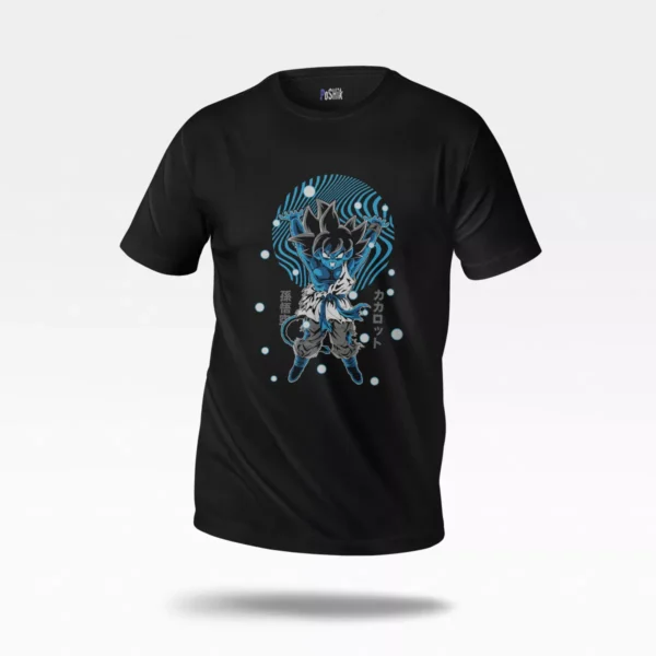 تیشرت انیمه دراگون بال طرح گوکو آبی (Goku)