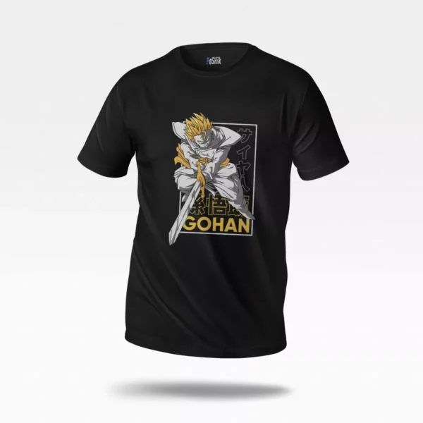 تیشرت انیمه دراگون بال طرح گوهان (Gohan)