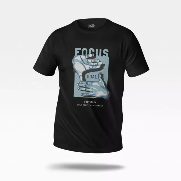 تیشرت انگیزشی طرح Focus Goal