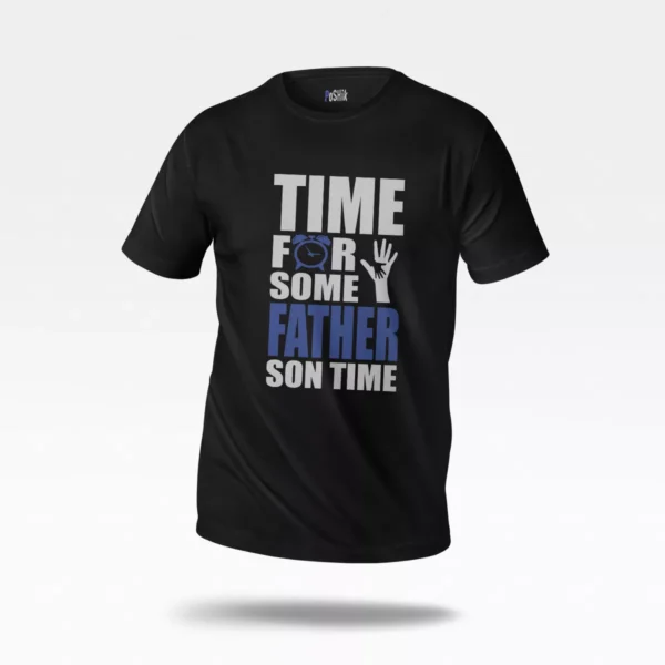 تیشرت پدر و پسر طرح Father Son Time