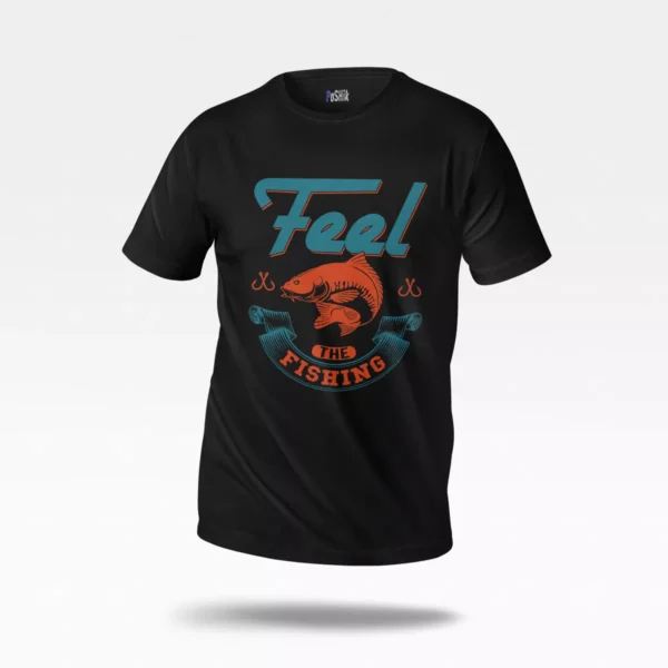 تیشرت ماهیگیری طرح Feel the Fishing