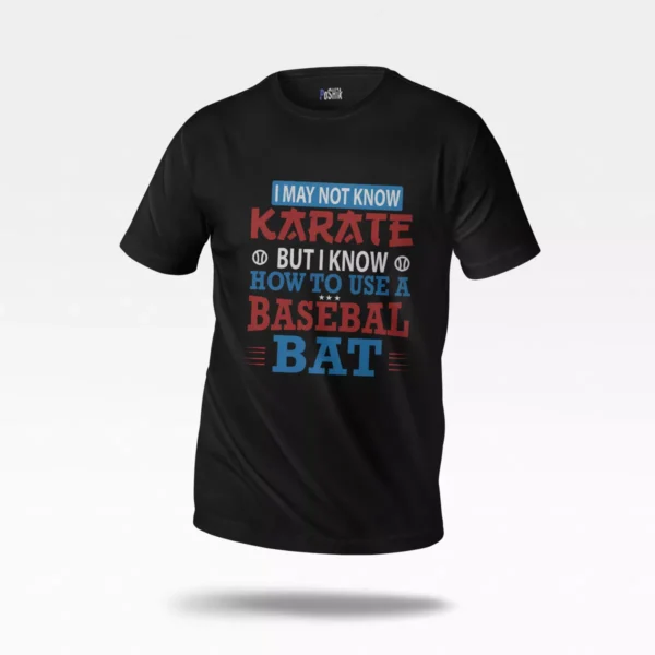 تیشرت کاراته طرح Baseball Bat
