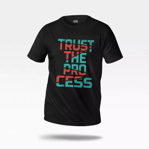 تیشرت تایپوگرافی طرح Trust The Process