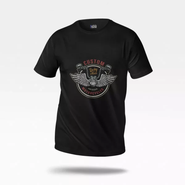 تیشرت موتورسیکلت طرح Custom American Motorcycles