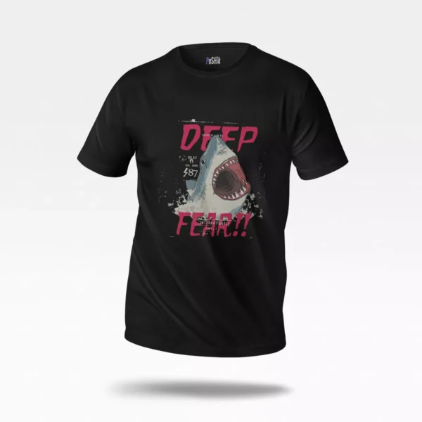 تیشرت کوسه طرح Deep Fear