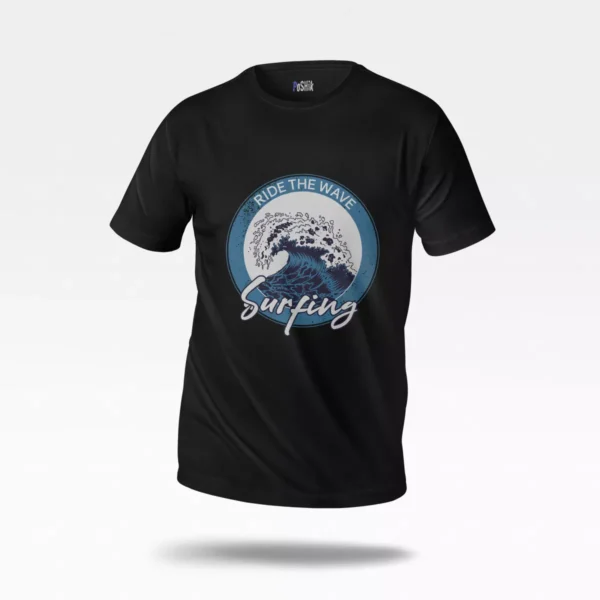تیشرت موج‌سواری طرح Ride The Wave