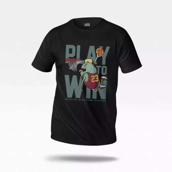 تیشرت کارتونی بسکتبال طرح Play To Win