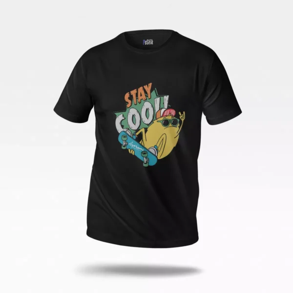 تیشرت کارتونی طرح Stay Cool (موز)
