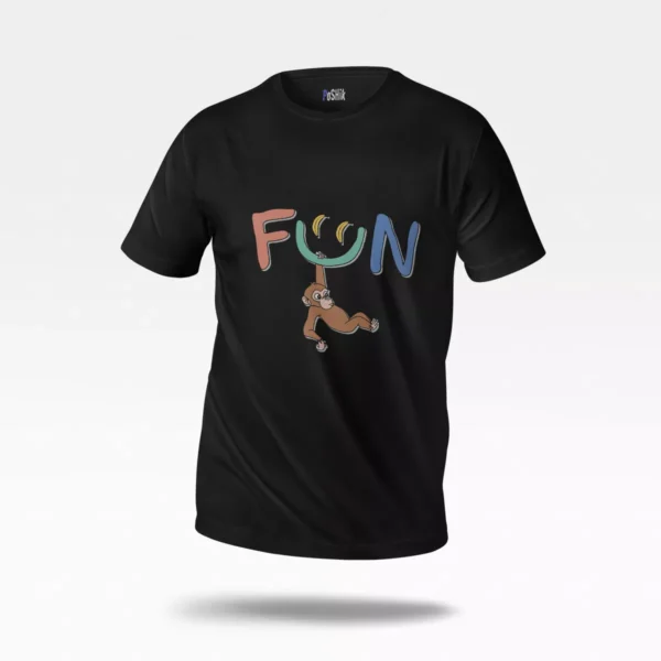 تیشرت میمون بامزه طرح Fun