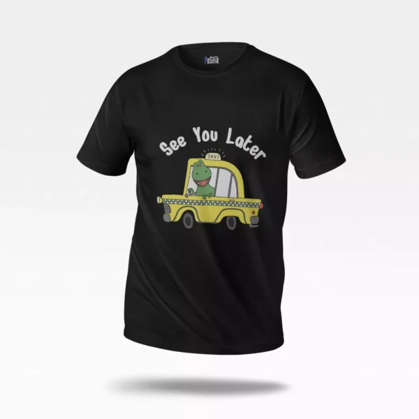 تیشرت دایناسور تاکسی طرح See You Later