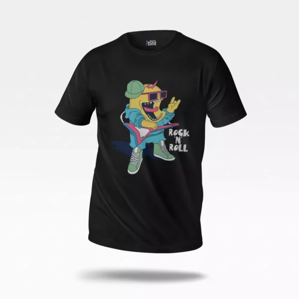 تیشرت هیولای راک طرح گیتار Rock N Roll