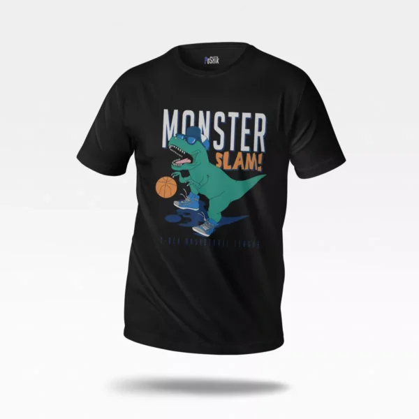 تیشرت بسکتبال طرح دایناسور Monster Slam