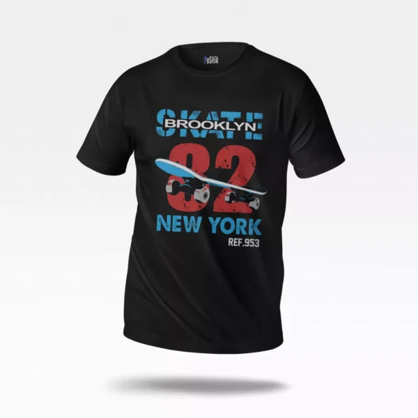 تیشرت اسکیت بروکلین طرح New York 02