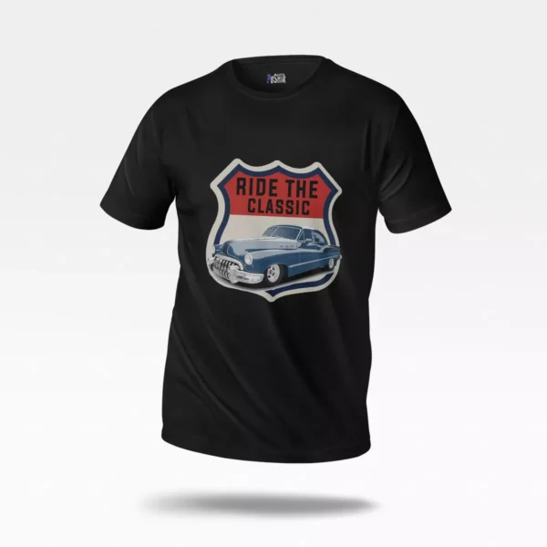 تیشرت ماشین کلاسیک طرح Ride The Classic
