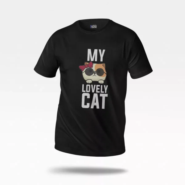 تیشرت گربه طرح My Lovely Cat
