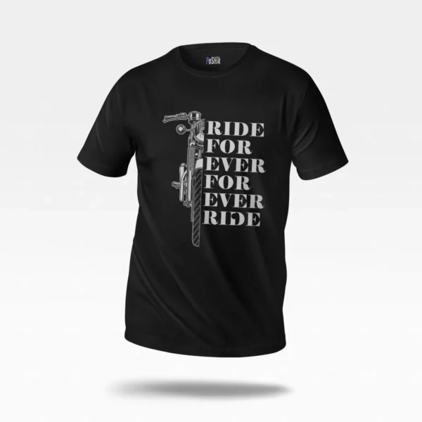 تیشرت موتورسواری طرح Ride Forever