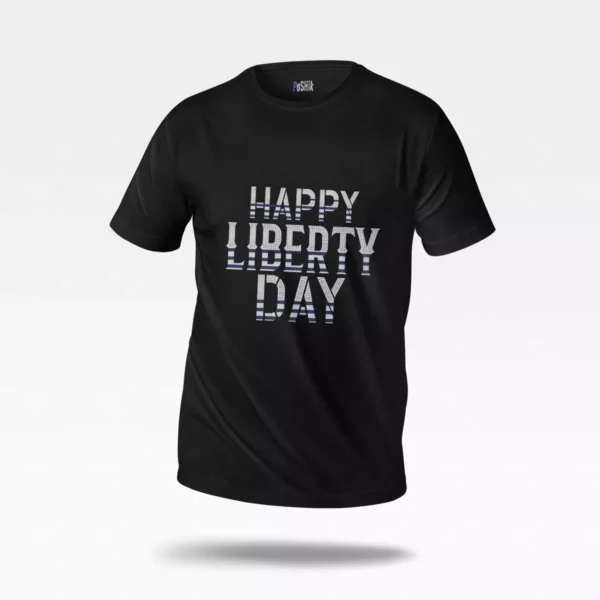 تیشرت روز آزادی طرح Happy Liberty Day
