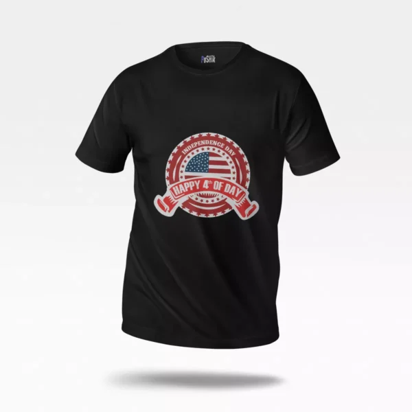 تیشرت روز استقلال آمریکا طرح Happy 4th of July