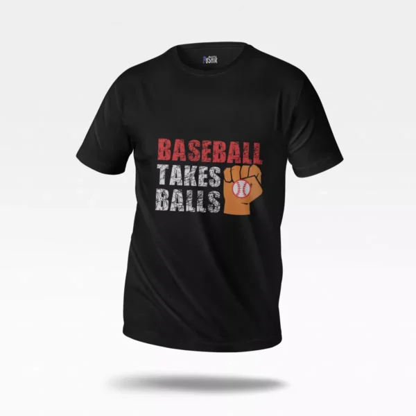 تیشرت بیسبال طرح Takes Balls