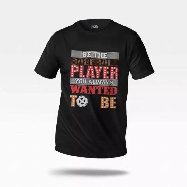تیشرت بیسبال طرح Baseball Player