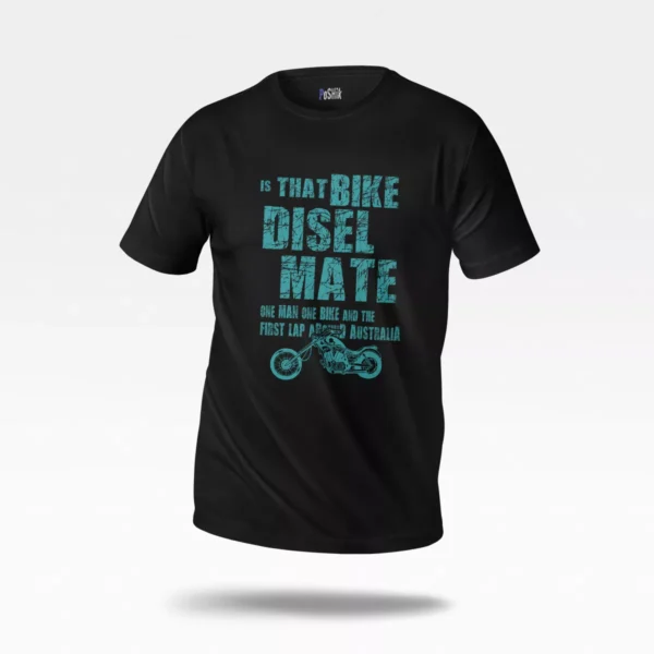 تیشرت موتورسواری طرح Bike Diesel Mate