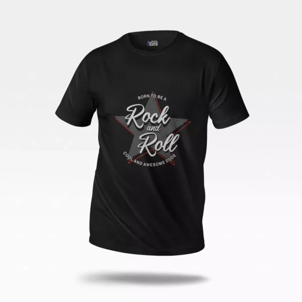 تیشرت موسیقی طرح Rock And Roll