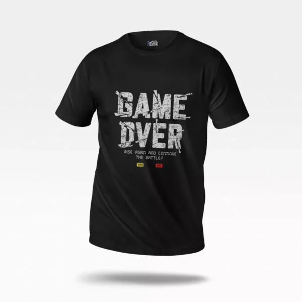تیشرت گیمینگ طرح Game Over