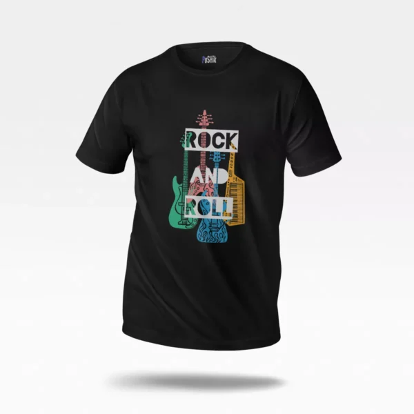 تیشرت موسیقی طرح Rock And Roll
