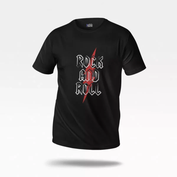 تیشرت موسیقی راک طرح Rock And Roll