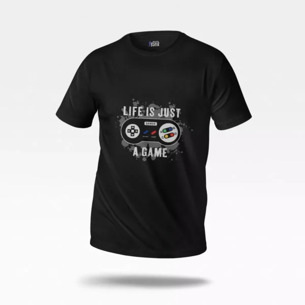 تیشرت گیمینگ طرح Life Is Just A Game