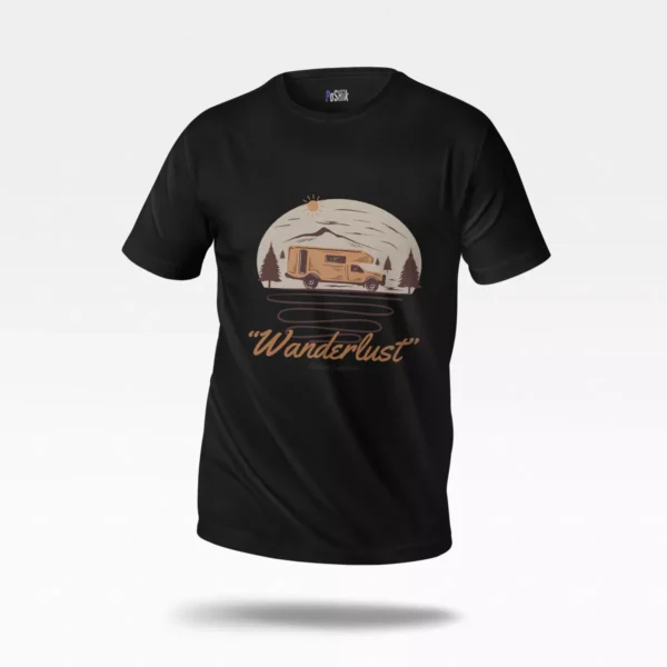 تیشرت کمپینگ طرح Wanderlust