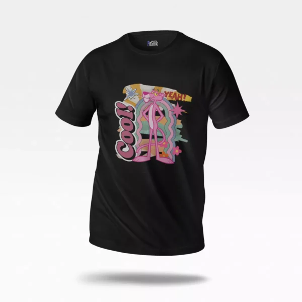 تیشرت پلنگ صورتی طرح کارتونی (Pink Panther)