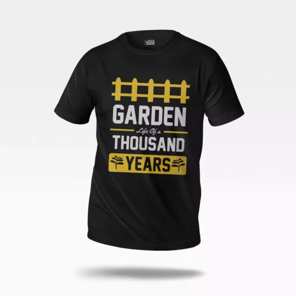 تیشرت باغبانی طرح Garden Thousand Years