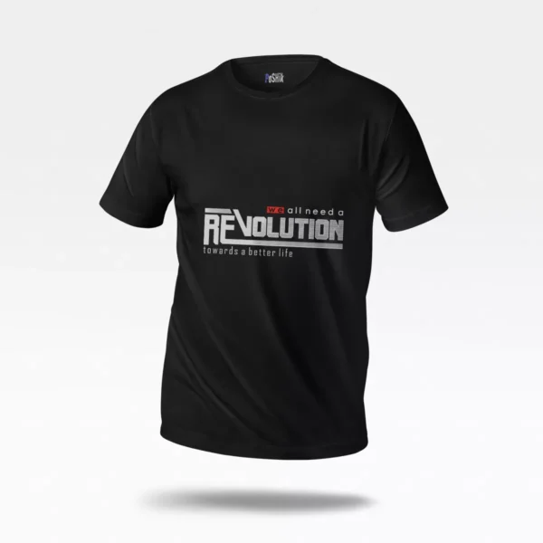 تیشرت انگیزشی طرح Revolution