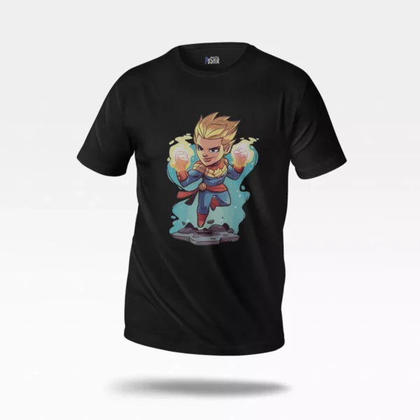 تیشرت مارول طرح کاپیتان مارول (Captain Marvel)