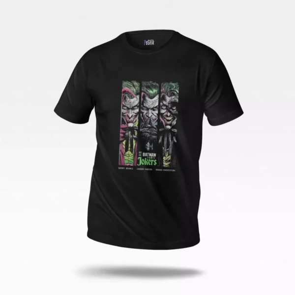 تیشرت بتمن طرح سه جوکر (Batman Three Jokers)