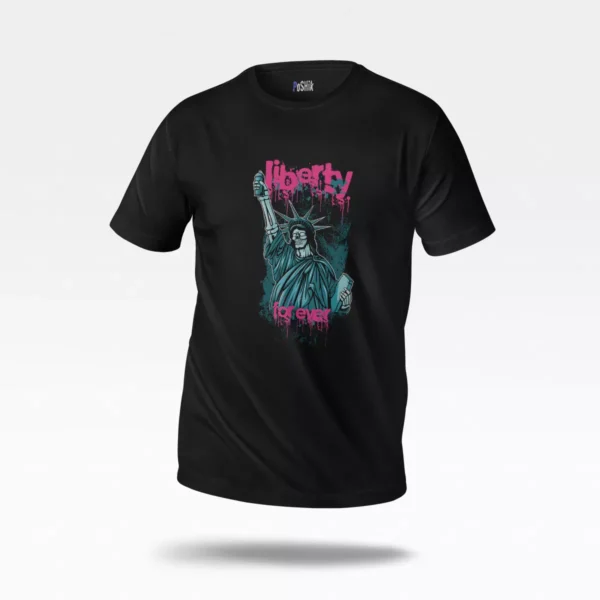 تیشرت مجسمه آزادی طرح Liberty Forever