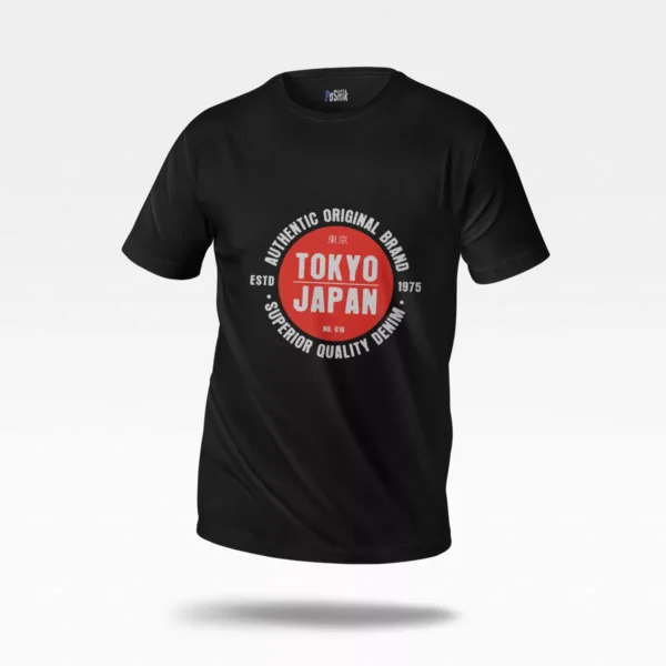 تیشرت توکیو ژاپن طرح بج وینتیج (Tokyo Japan)