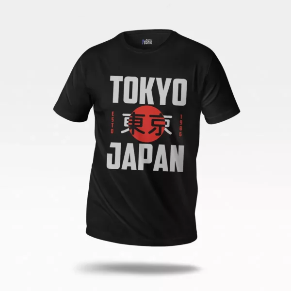 تیشرت توکیو ژاپن طرح تایپوگرافی (Tokyo Japan)