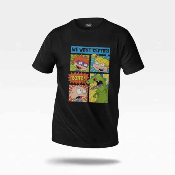 تیشرت انیمیشن راگرتز طرح کمیک بوکی (Rugrats Comic Style)