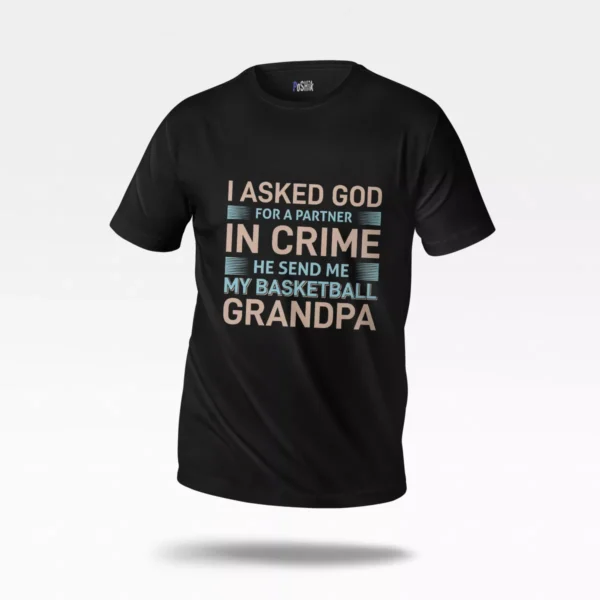 تیشرت بسکتبال طرح Basketball Grandpa