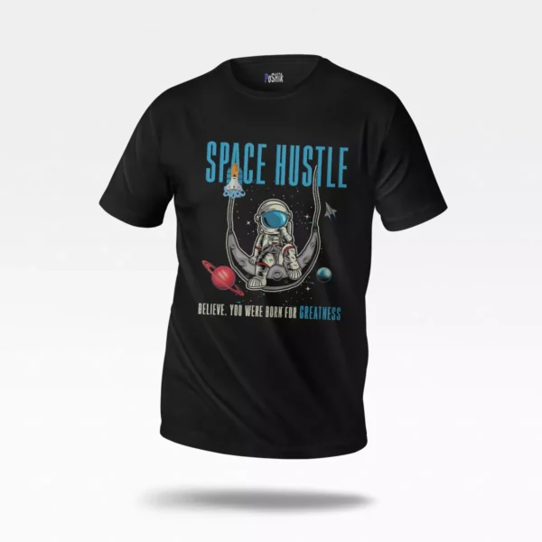تیشرت فضانورد طرح Space Hustle