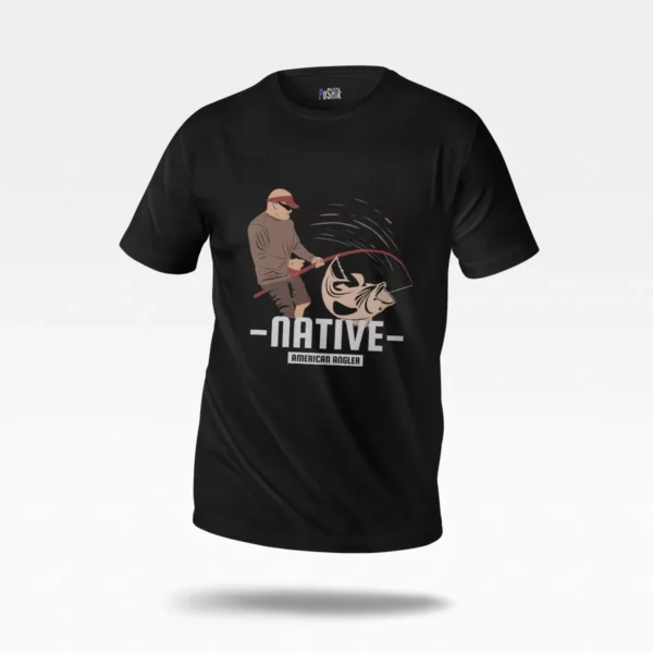 تیشرت ماهیگیری طرح Native American Angler