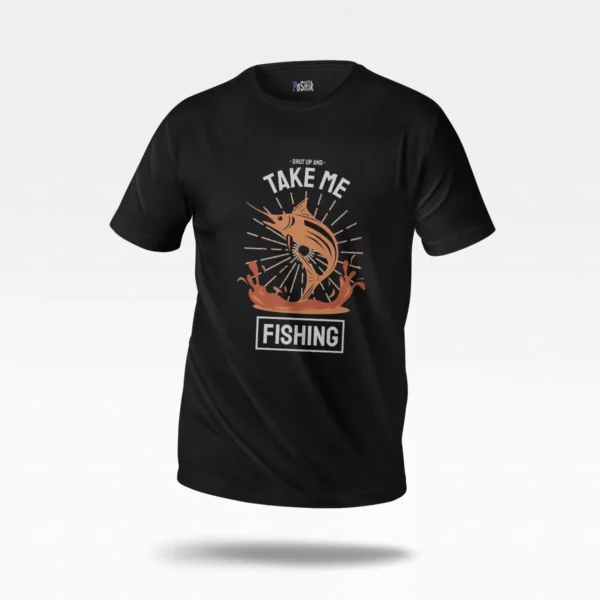 تیشرت ماهیگیری طرح Take Me Fishing