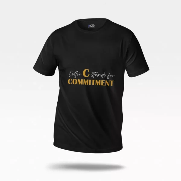 تیشرت تایپوگرافی Commitment