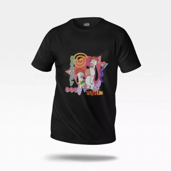 تیشرت سگ کارتونی طرح Droopy Dog