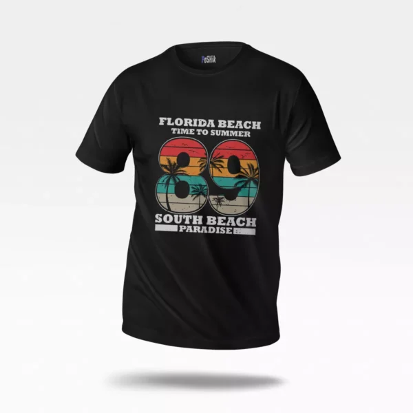 تیشرت تابستانی طرح Florida Beach 89